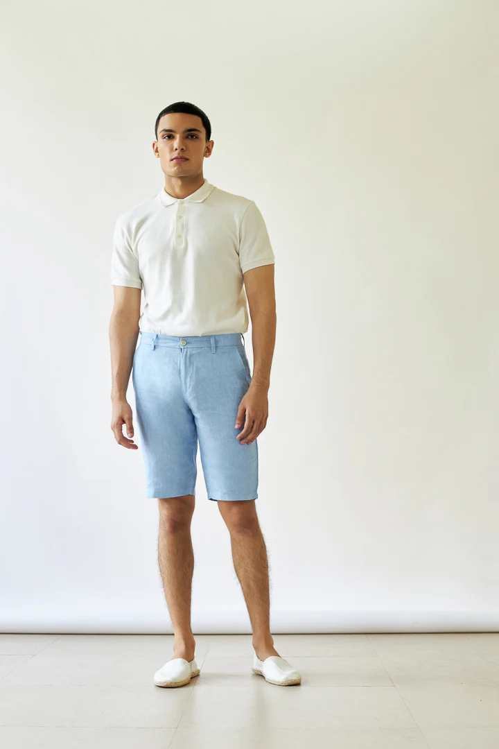 Lakshadweep 100% Linen Shorts - Image 5