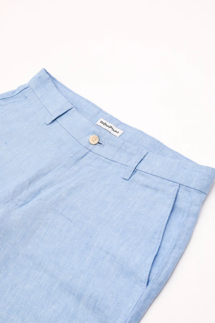 Lakshadweep 100% Linen Shorts - Image 6