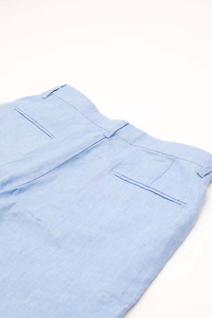 Lakshadweep 100% Linen Shorts - Image 7