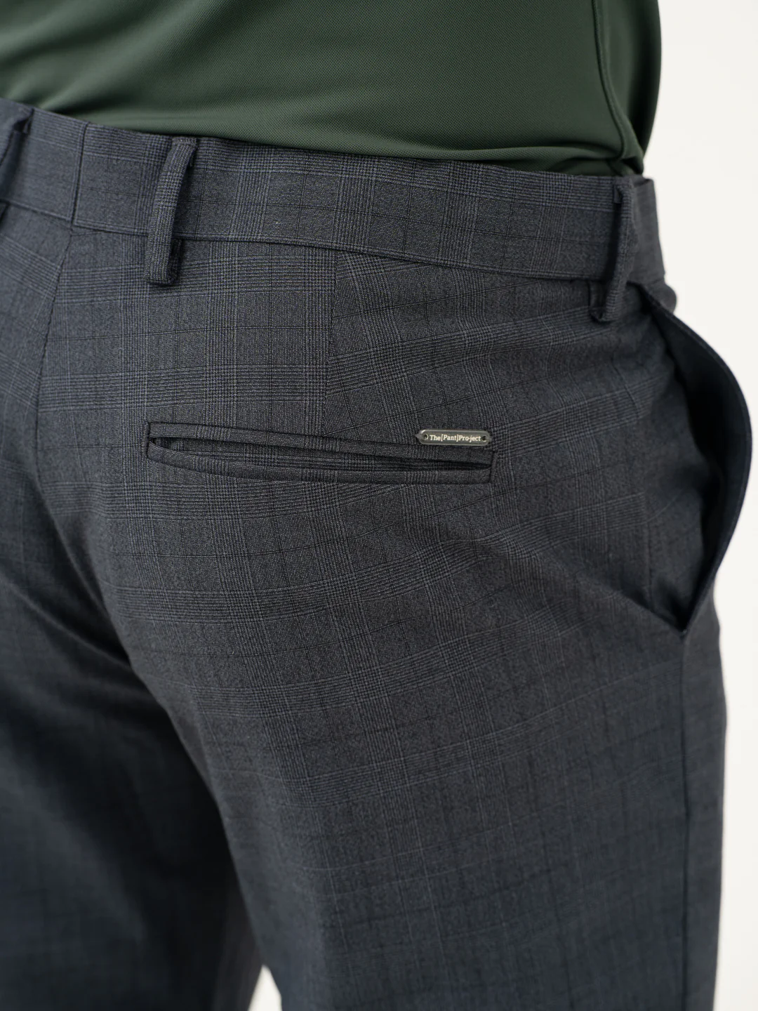 Lava Grey Checks Formal Pants - Image 11