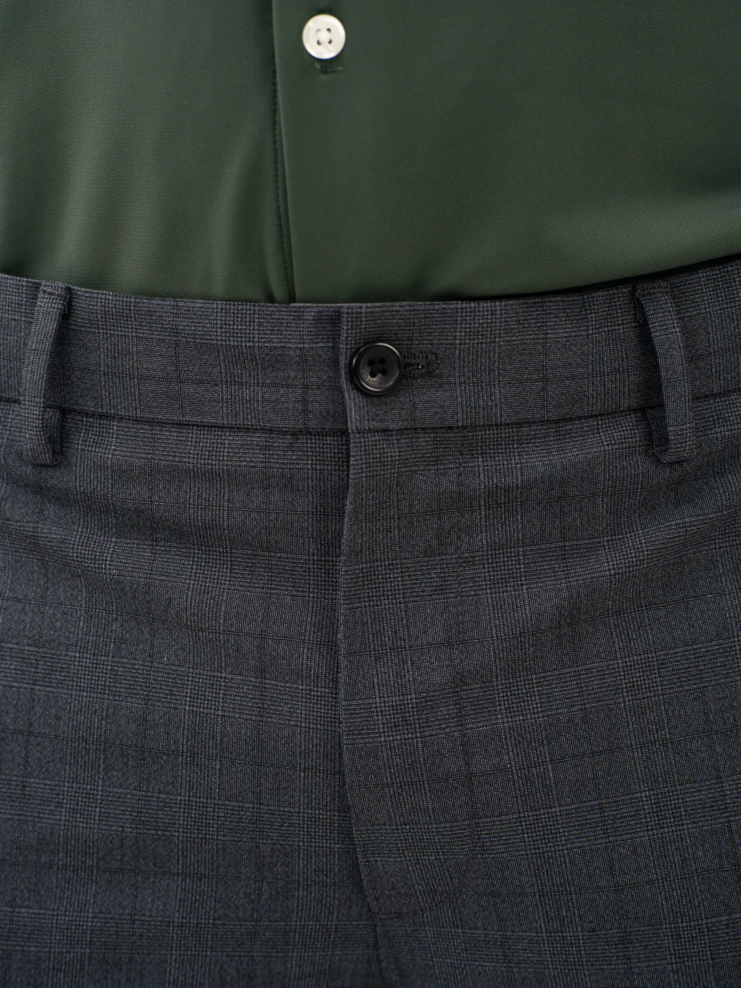 Lava Grey Checks Formal Pants - Image 8