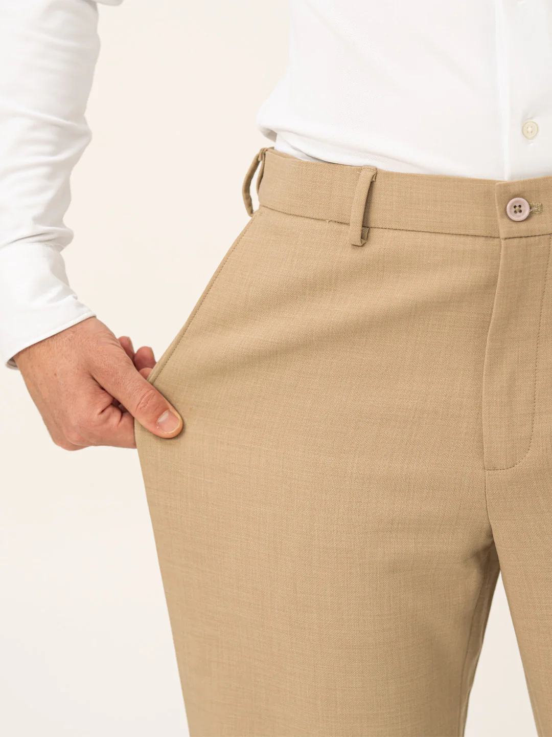 Leadership Khaki Pro.Stretch Formal Trousers - Image 3