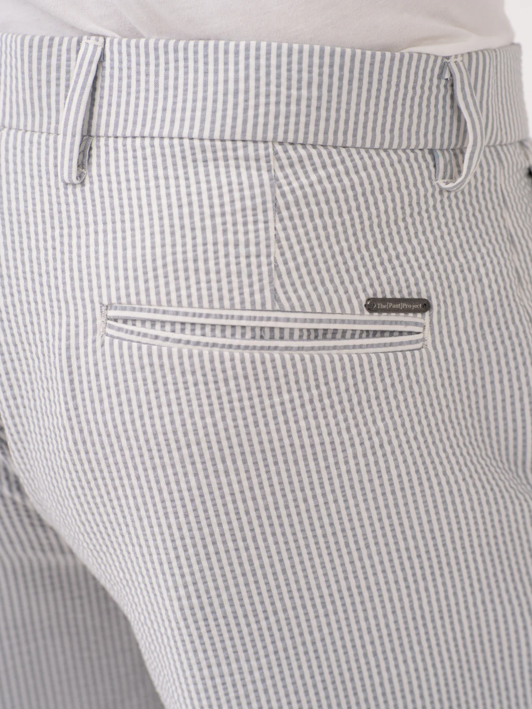 Luna Grey Stripes Seersucker Pants - Image 9