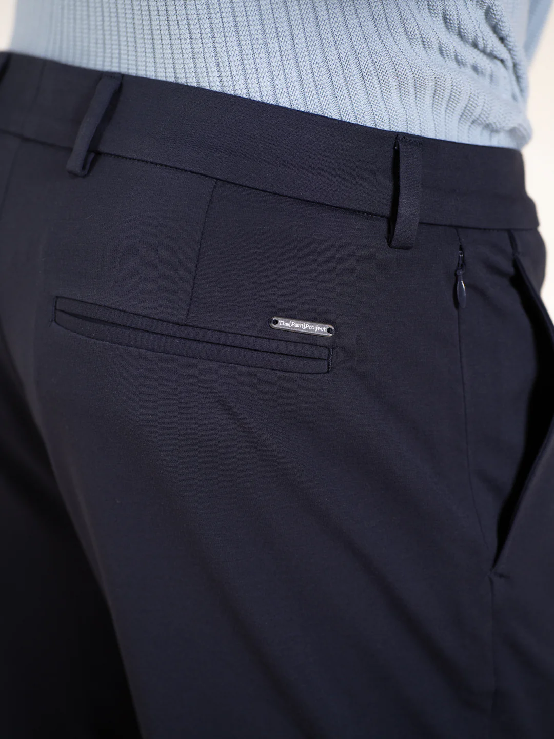 Malai Navy Soft-touch Slim Fit Power Stretch Pants - Image 8
