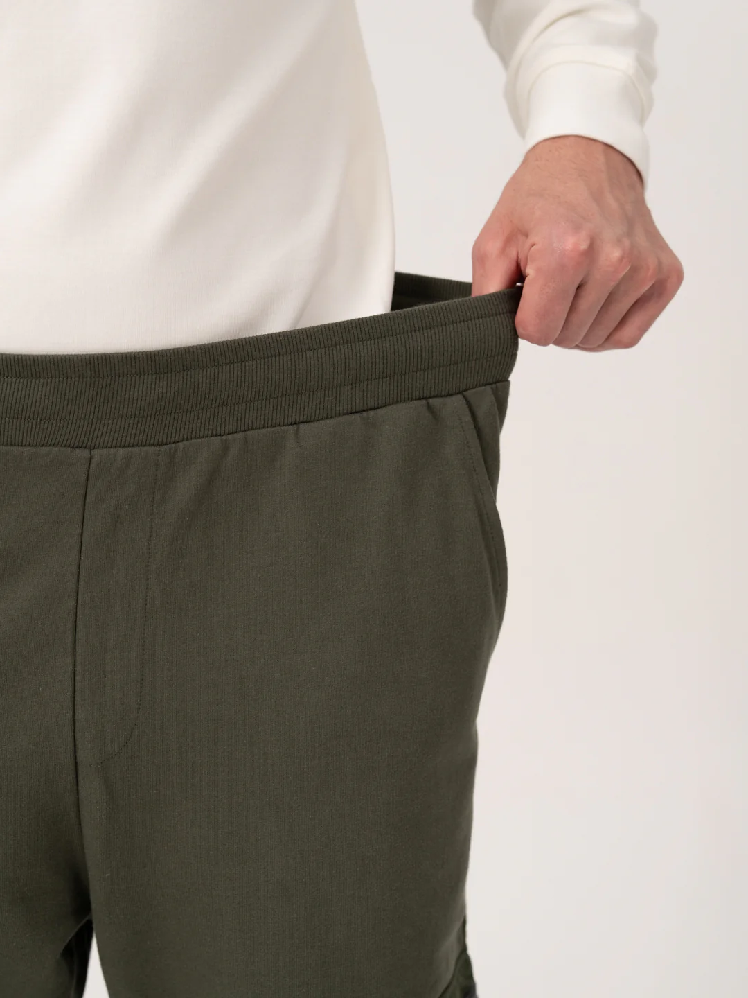 March Olive Relaxed Fit Cargo Sweatpants - Image 5