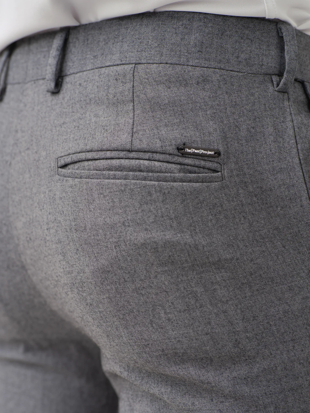 Marl Grey Merino Wool Pants - Image 6