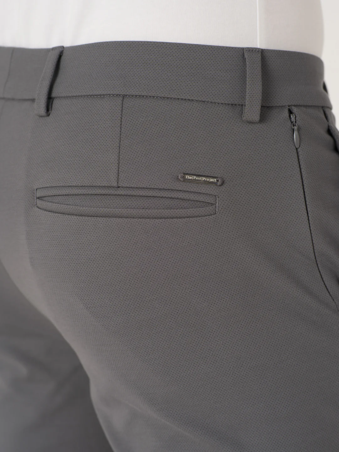 Mercury Grey Slim Fit Lightweight Power Stretch Pants - Image 9