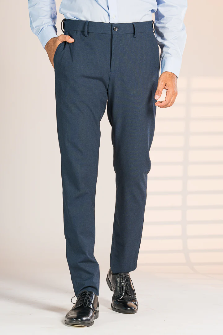 Midnight Blue Houndstooth Pants - Image 7