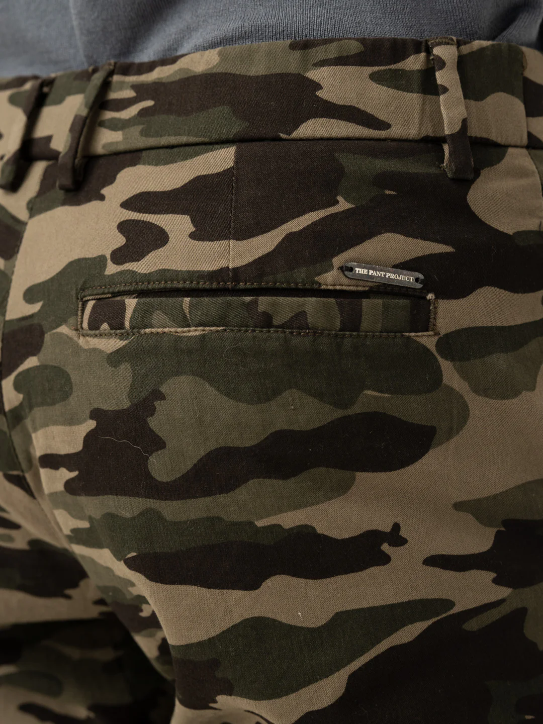 Olive Camo Slim Fit Cargo Pants - Image 5