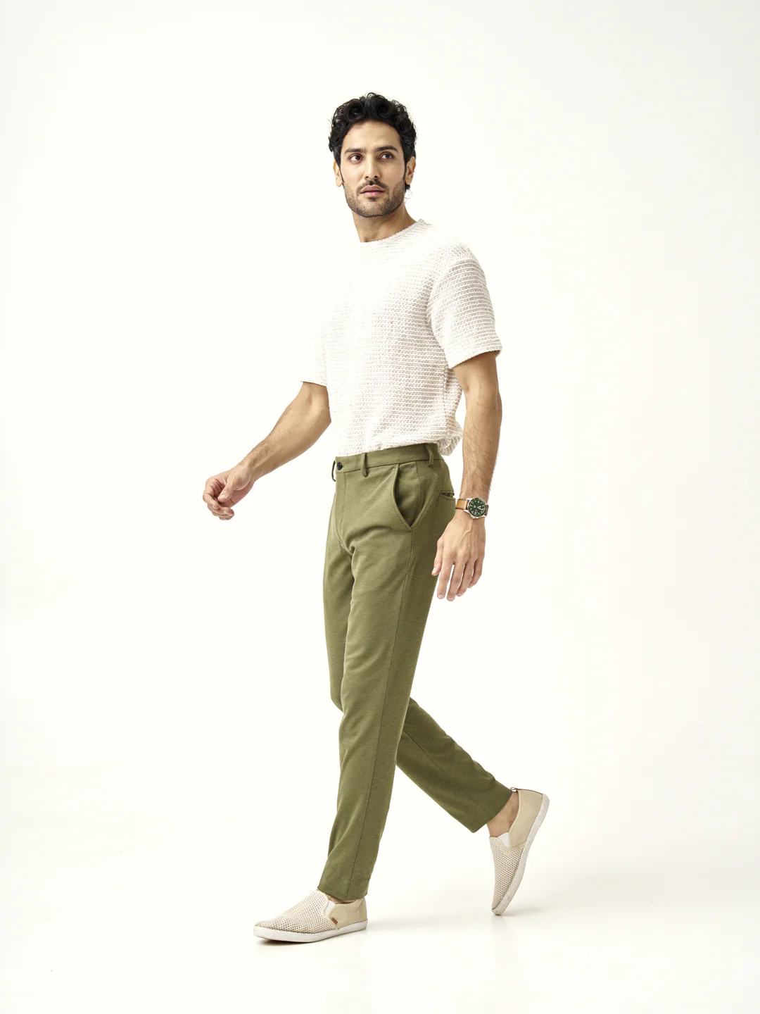 Military Green Power-Stretch Pants - Image 5
