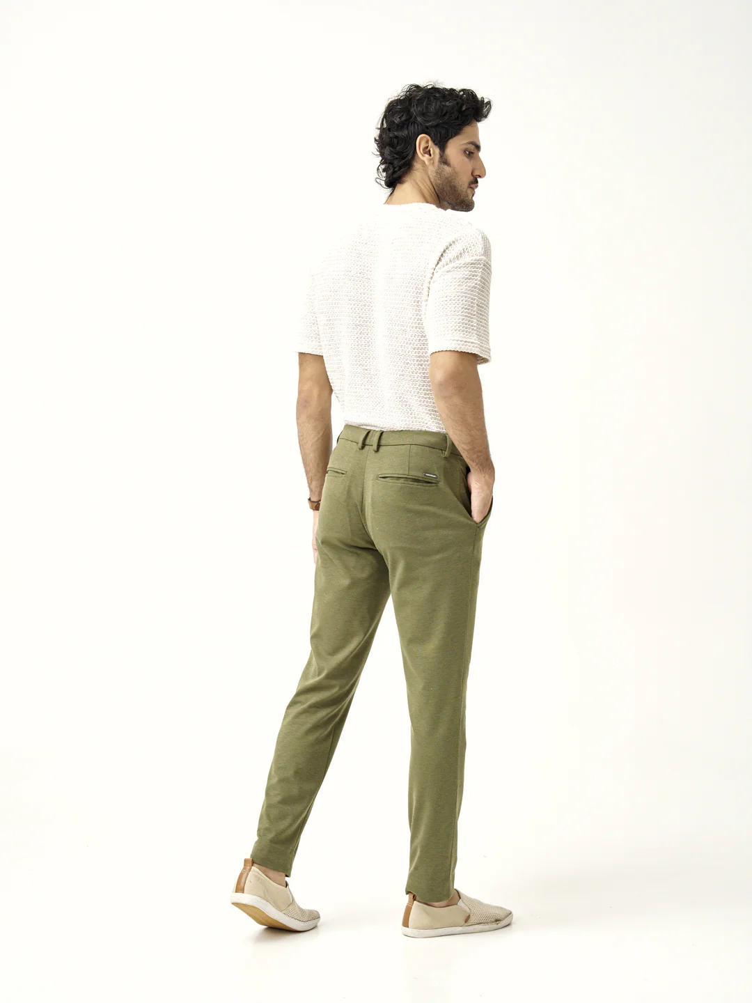 Military Green Power-Stretch Pants - Image 8