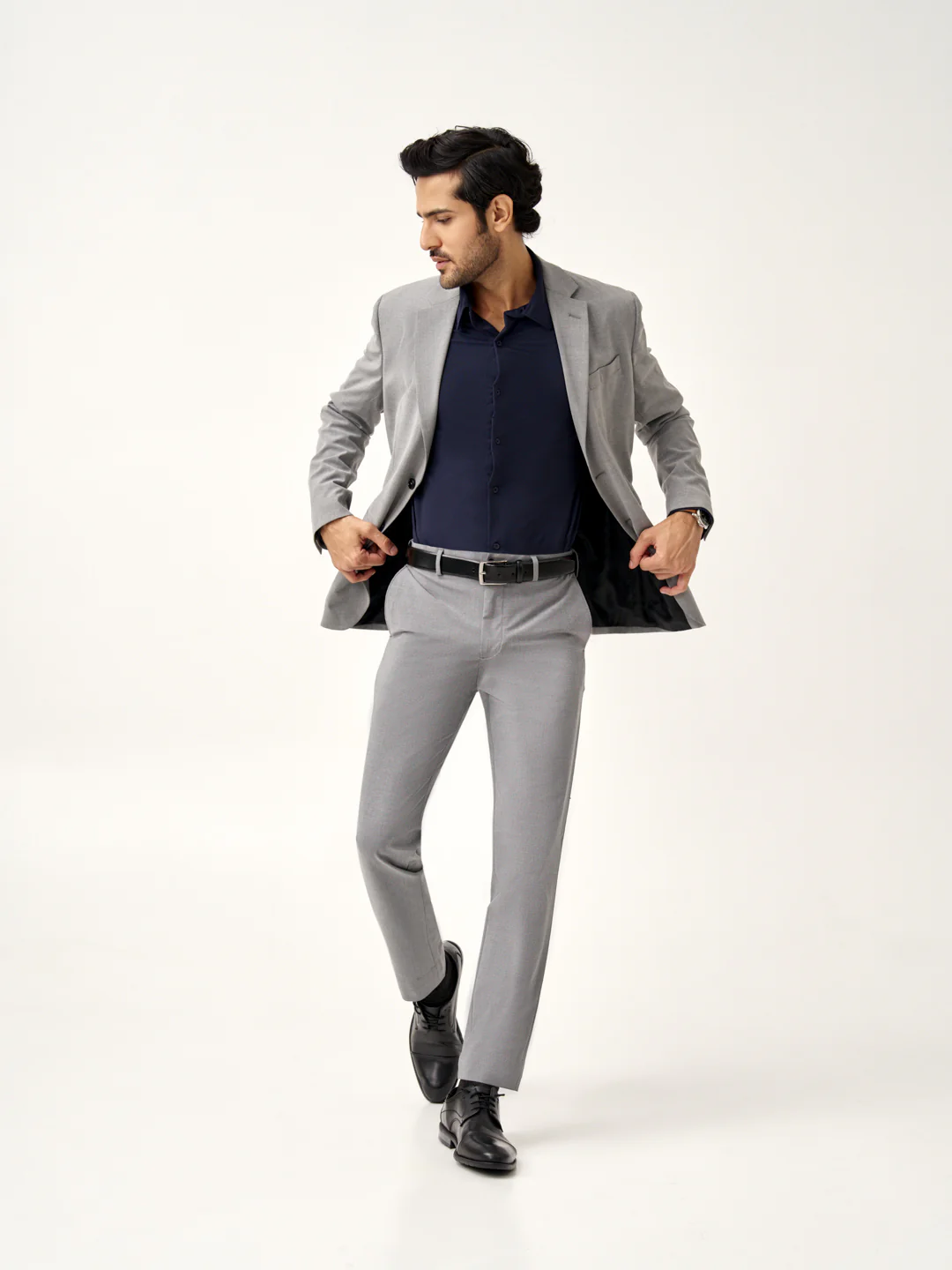 Mineral Grey Stretch Pants - Image 6