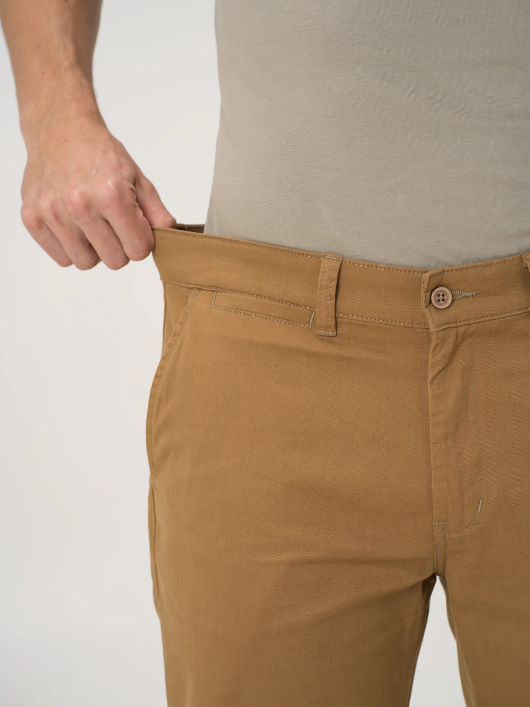 Miso Khaki Chino Shorts - Image 4