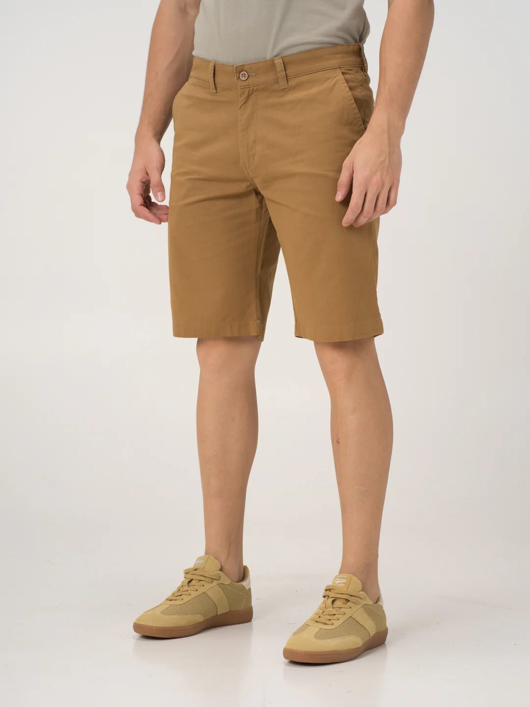 Miso Khaki Chino Shorts - Image 5