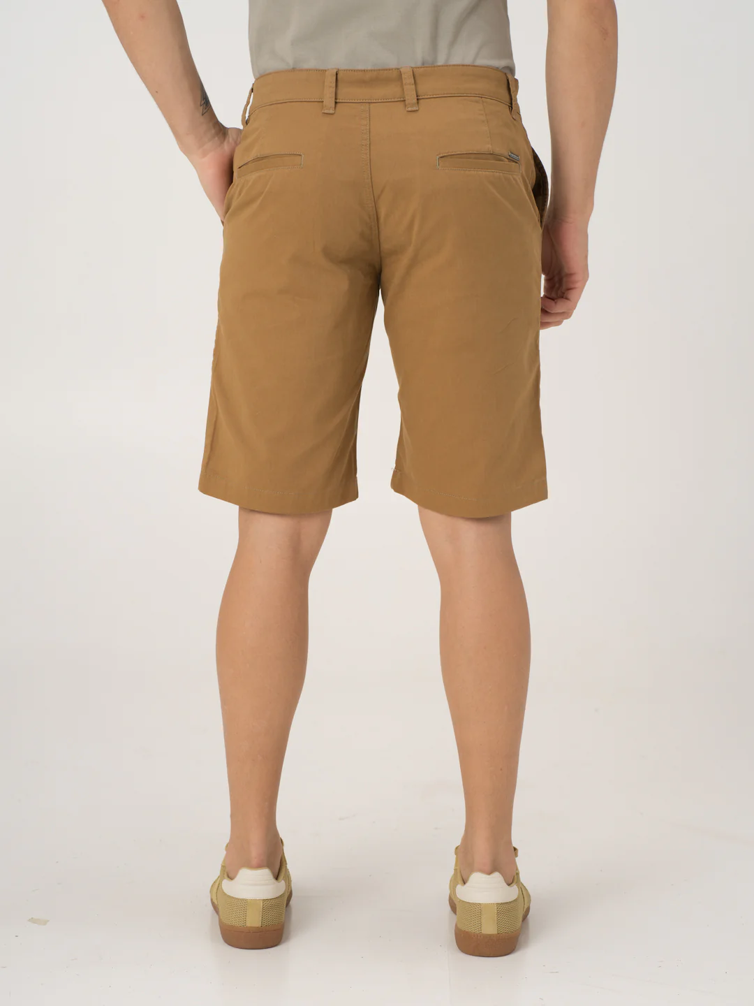 Miso Khaki Chino Shorts - Image 6