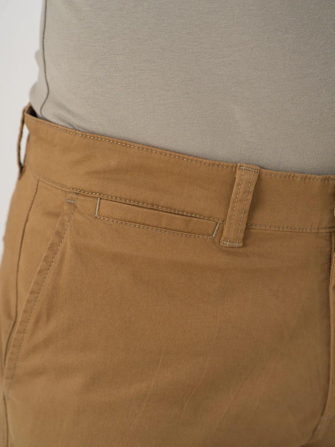 Miso Khaki Chino Shorts - Image 8