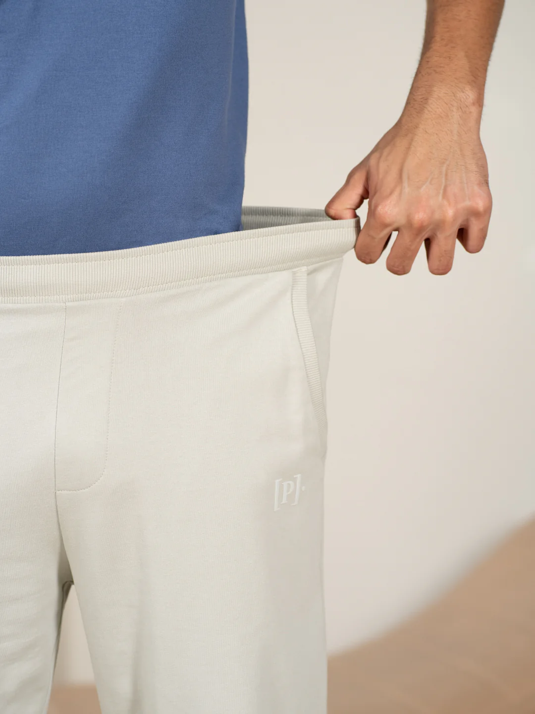 Mistline Grey Cotton Sweatpants - Image 3