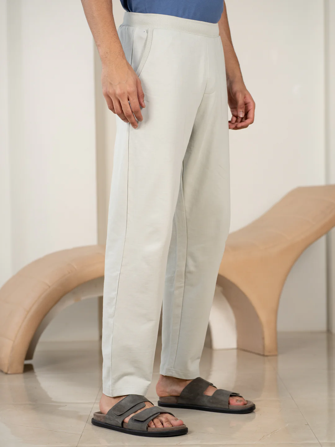 Mistline Grey Cotton Sweatpants - Image 7
