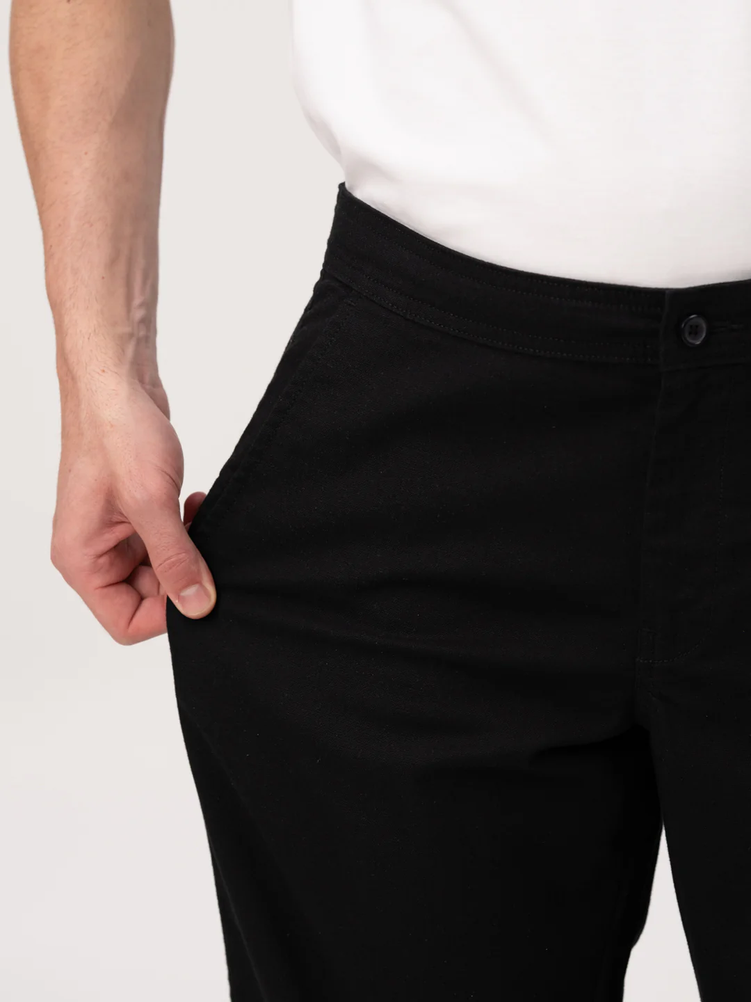 Monaco Black Relaxed Fit Lounge Pants - Image 3