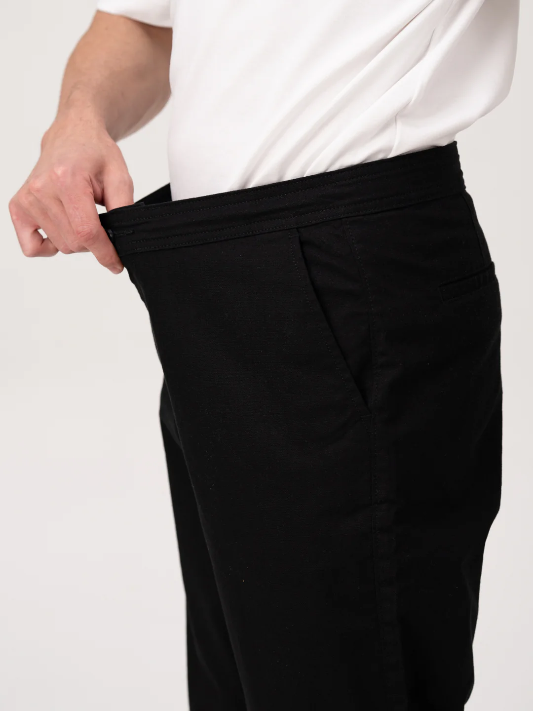 Monaco Black Relaxed Fit Lounge Pants - Image 5
