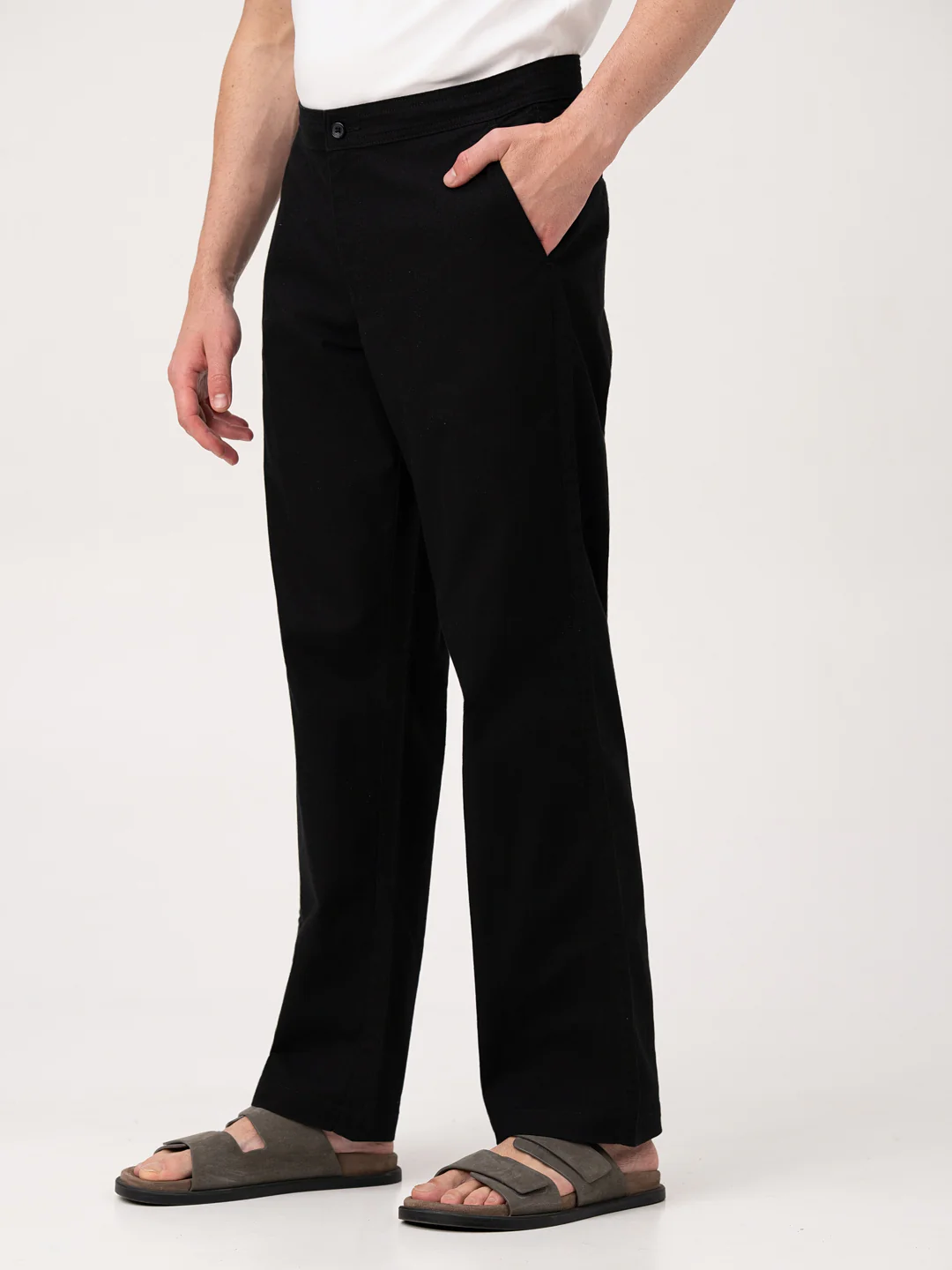 Monaco Black Relaxed Fit Lounge Pants - Image 9
