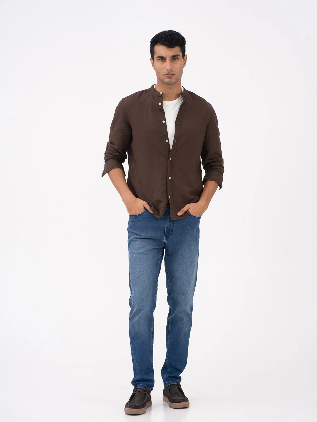 Monarch Blue Vintage Slim Fit Jeans - Image 2