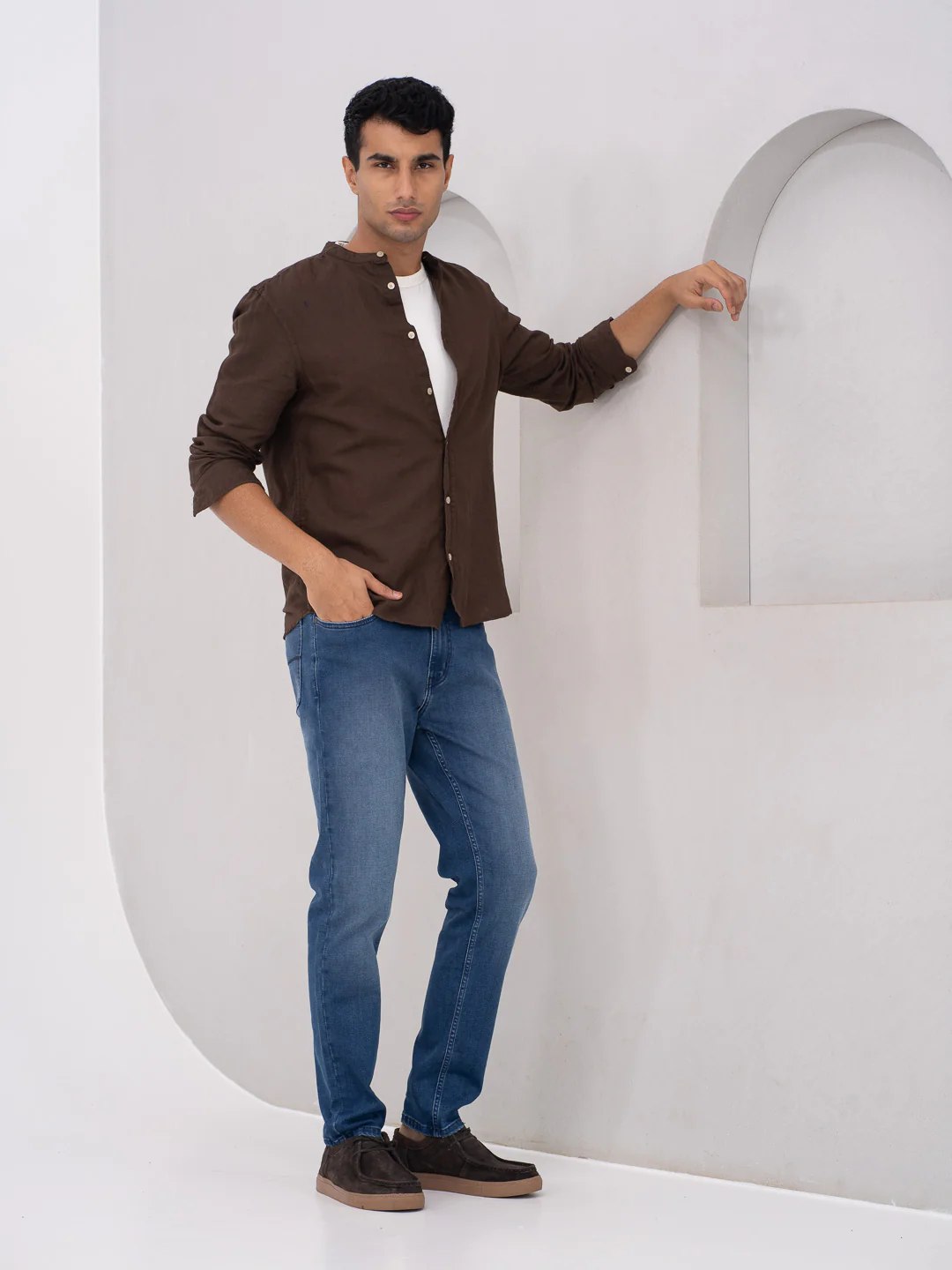 Monarch Blue Vintage Slim Fit Jeans - Image 5