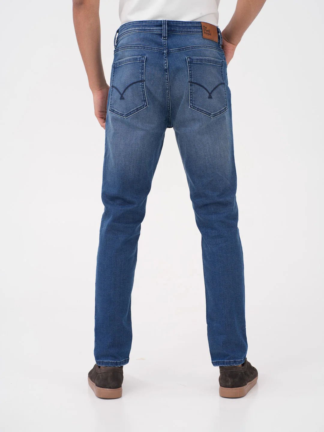 Monarch Blue Vintage Slim Fit Jeans - Image 6