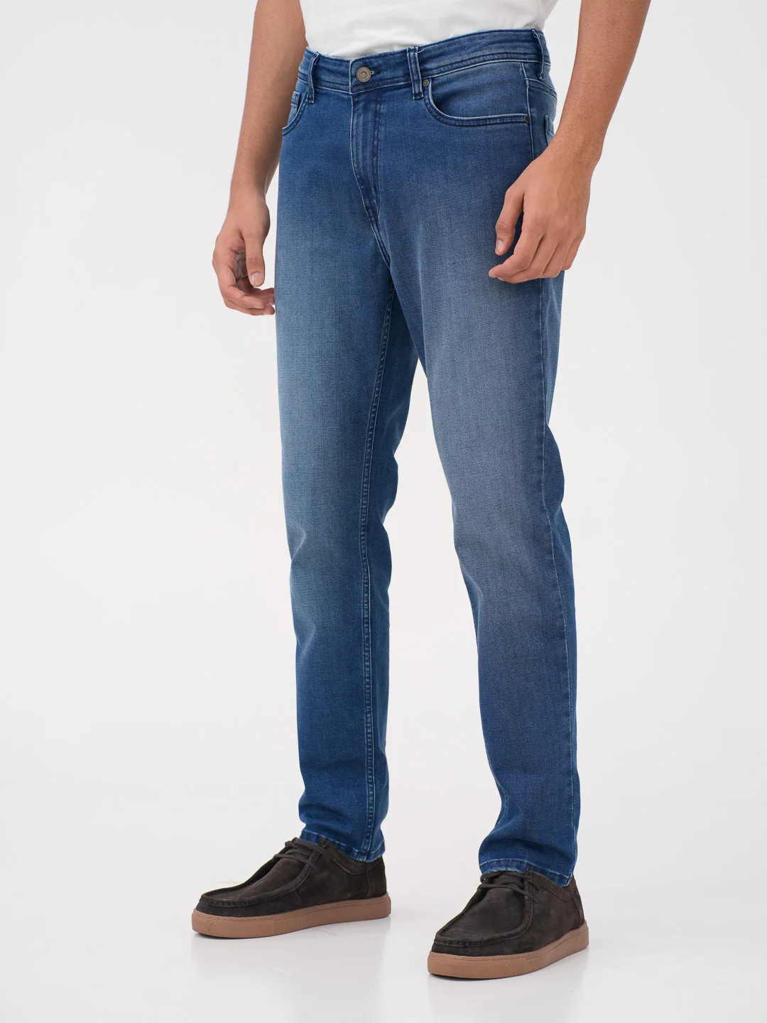 Monarch Blue Vintage Slim Fit Jeans - Image 8