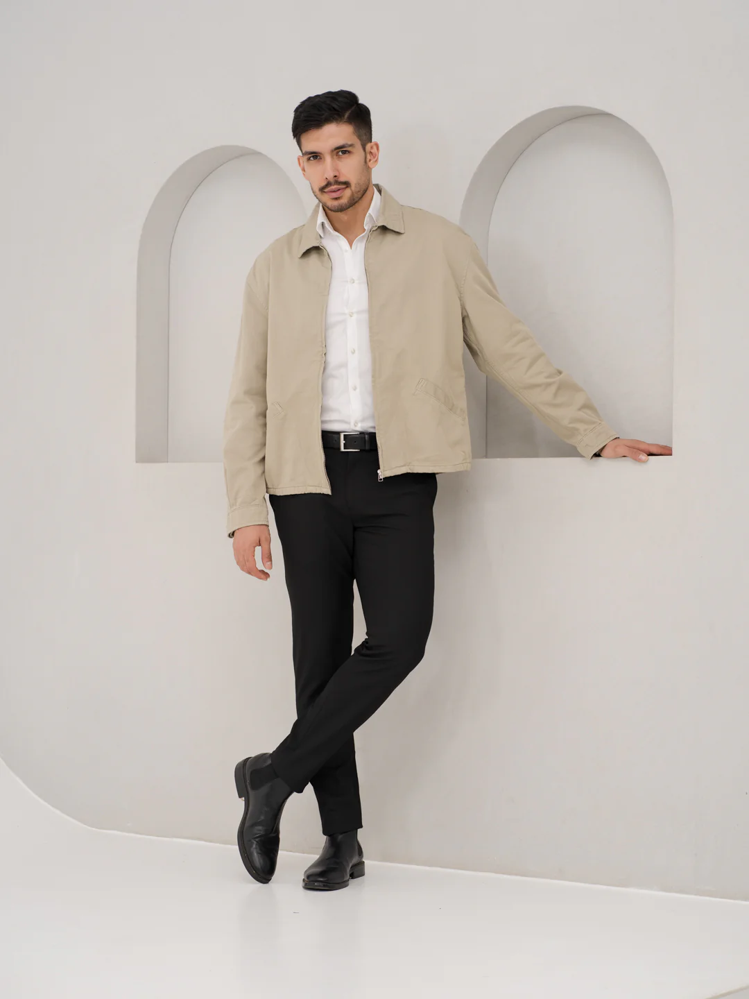 Inferno Black Twill Luxury Stretch Pants - Image 5