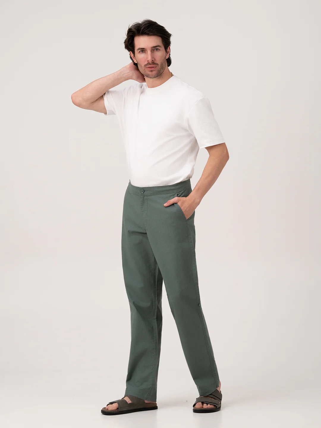 Morocco Green Relaxed Fit Lounge Pants - Image 2