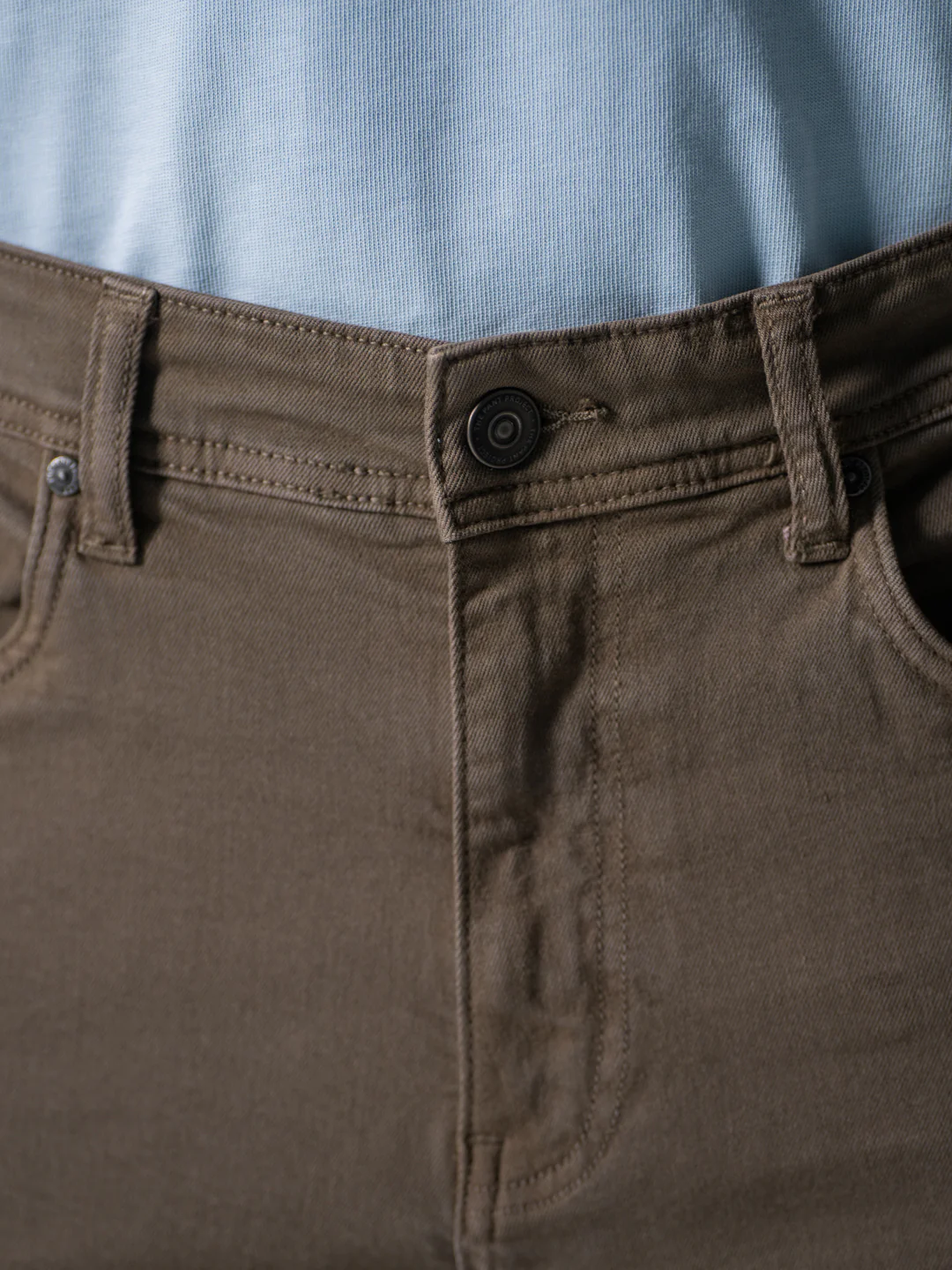 Mossstone Olive Relaxed Fit Jeans - Image 10