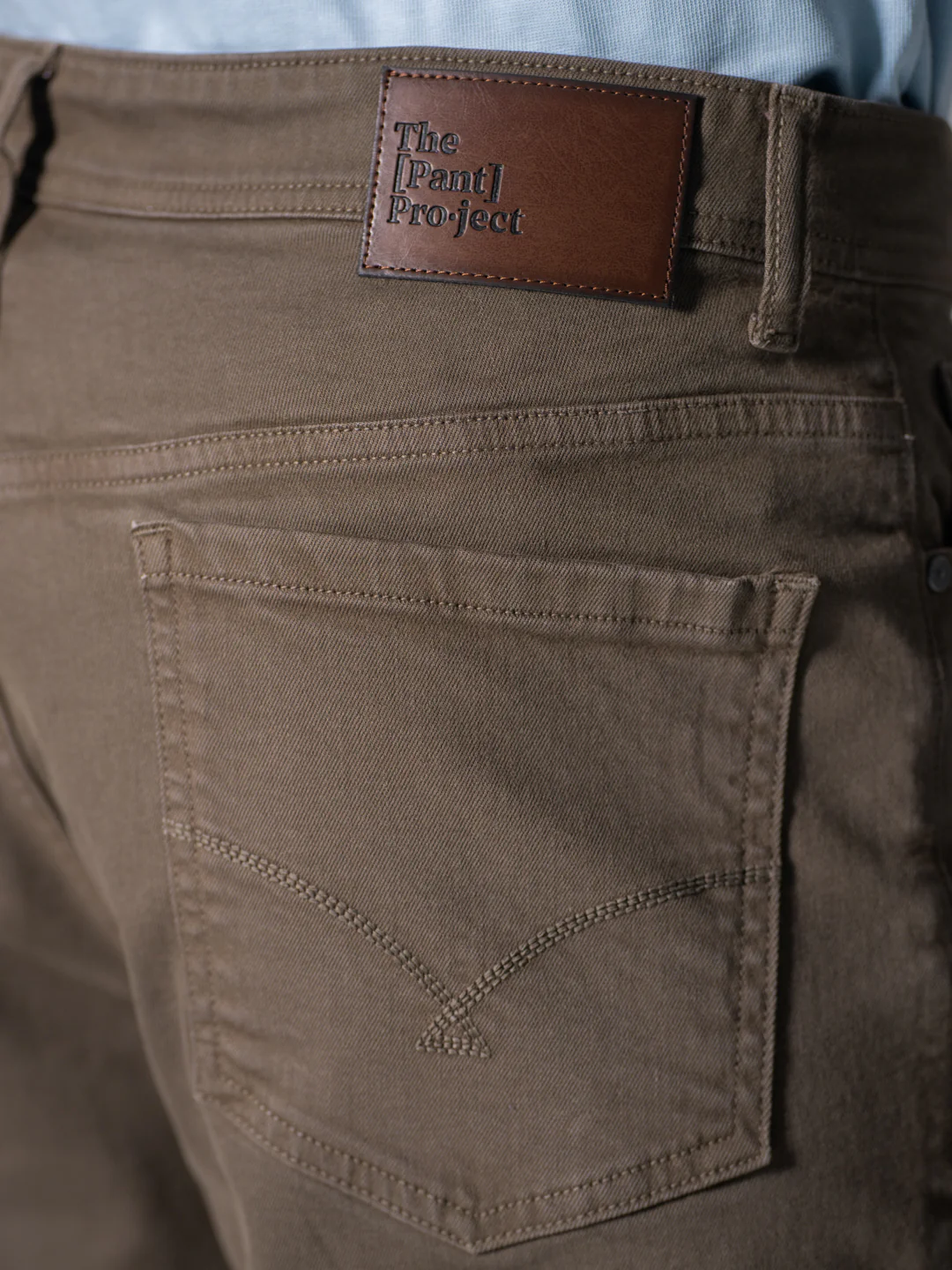Mossstone Olive Relaxed Fit Jeans - Image 6