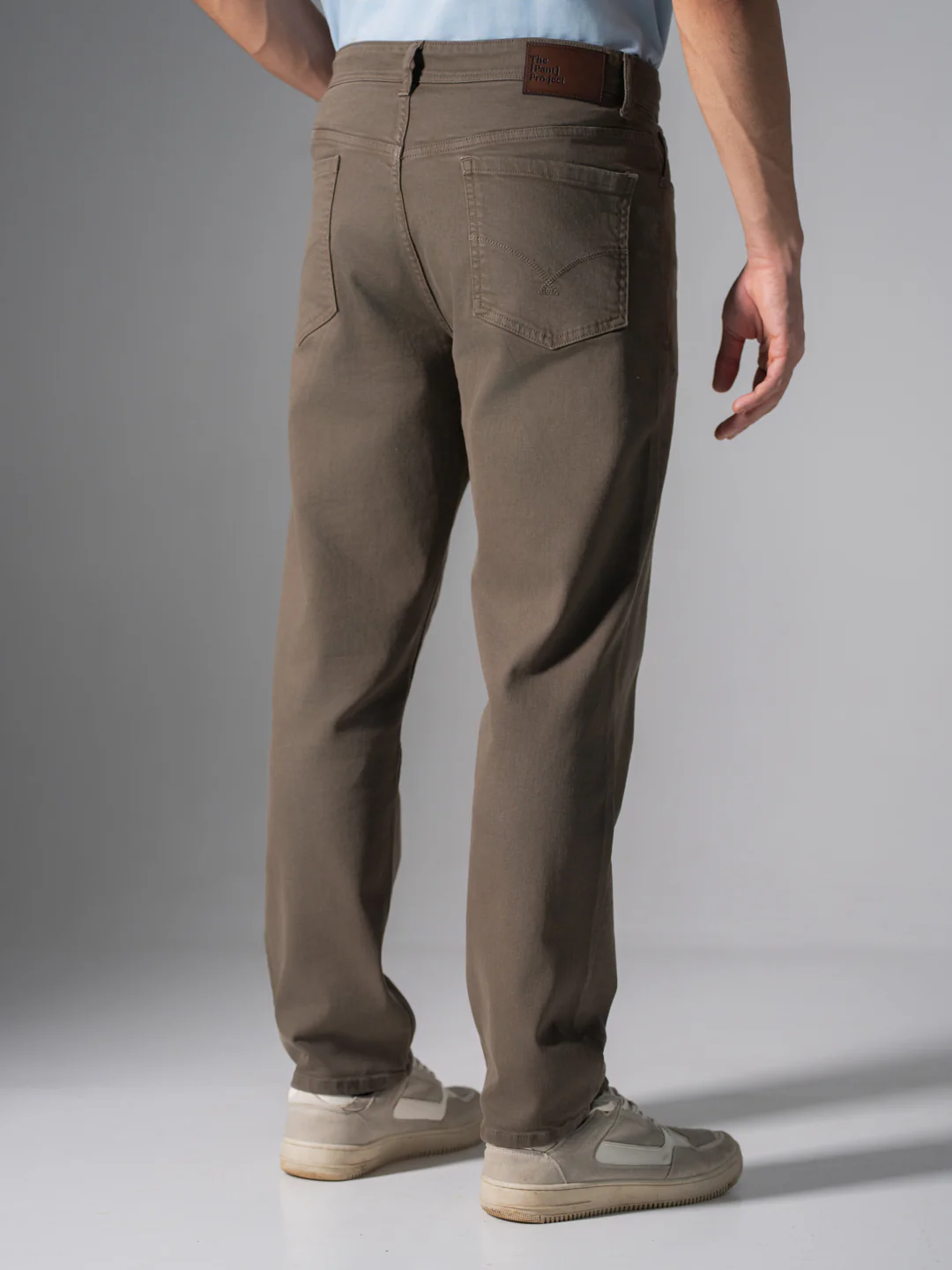Mossstone Olive Relaxed Fit Jeans - Image 8