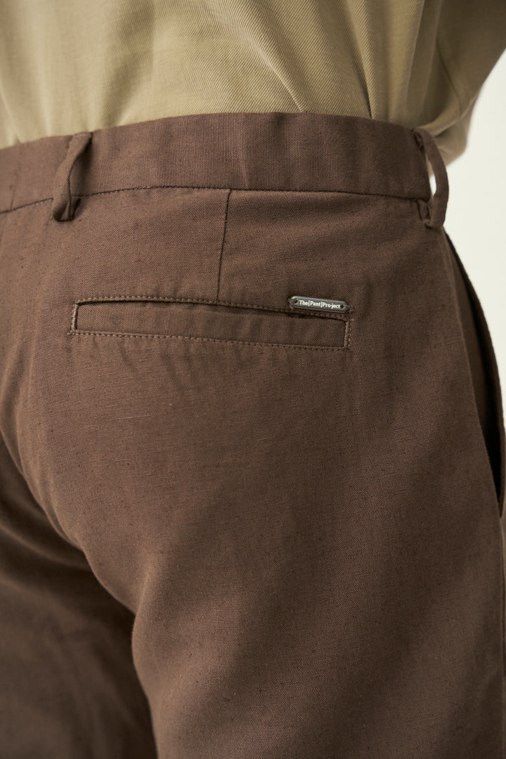 Mud Brown Linen Pants - Image 7