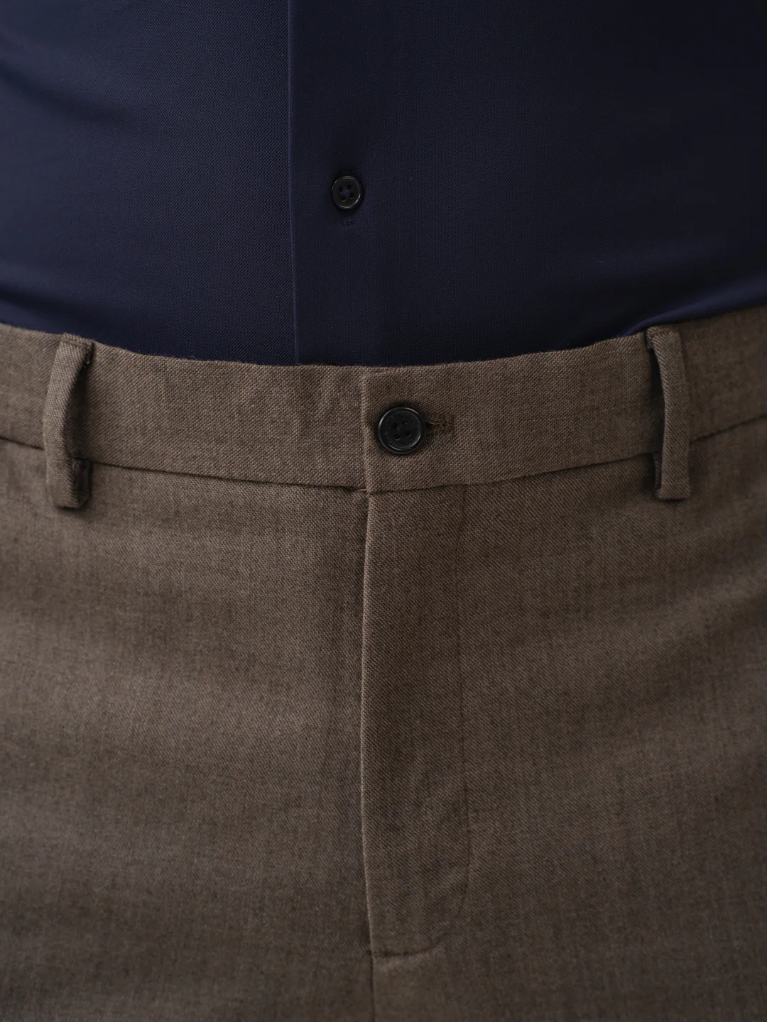 Natural Olive Merino Wool Pants - Image 7