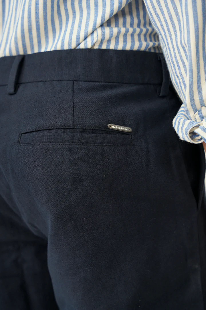 Nautical Navy Linen Pants - Image 4