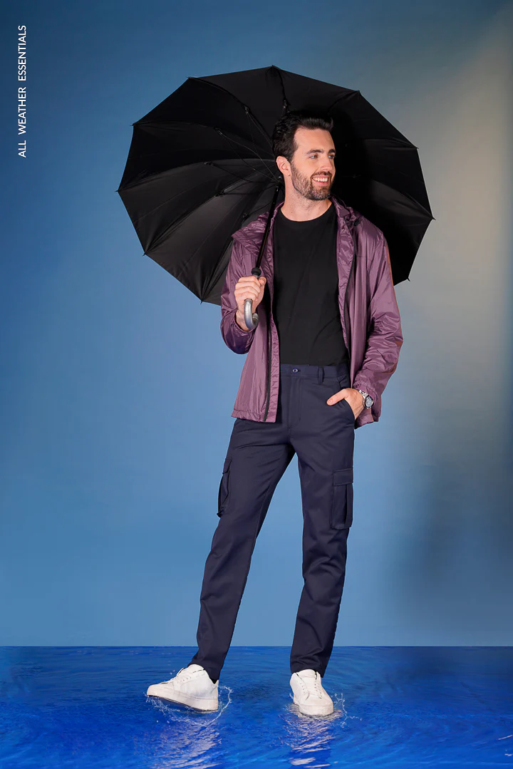 Navy All Weather Cargo Stretch Pants - Image 3