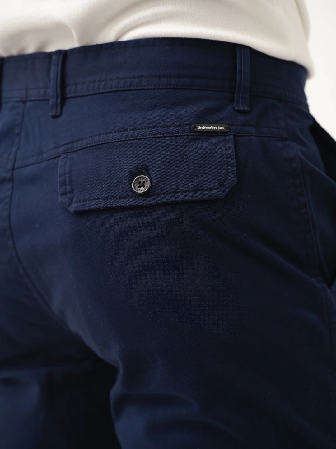 Navy Blue Cargo Corduroy Pants - Image 9