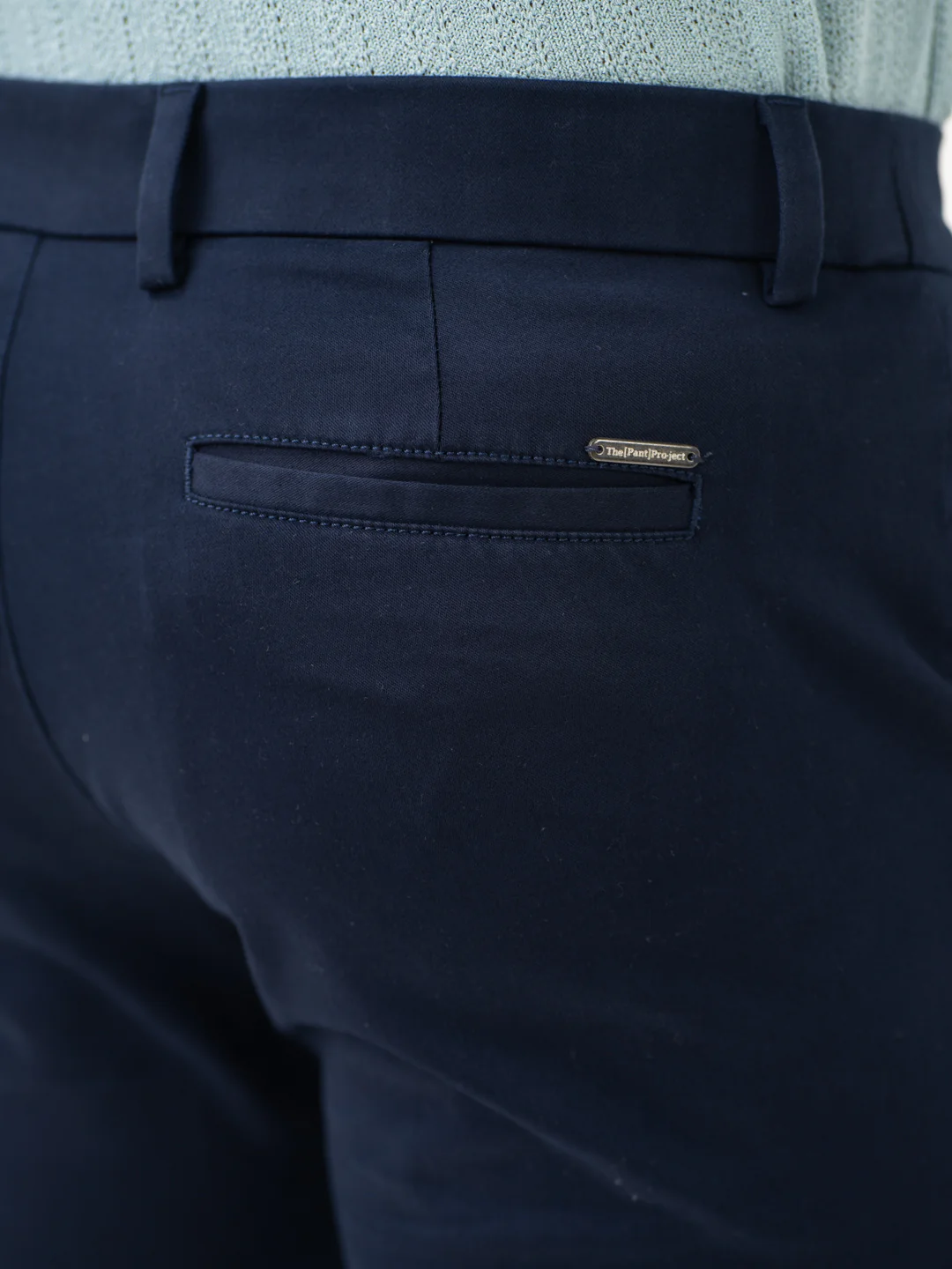 Rink Blue Slim Fit Stretch Chinos - Image 7