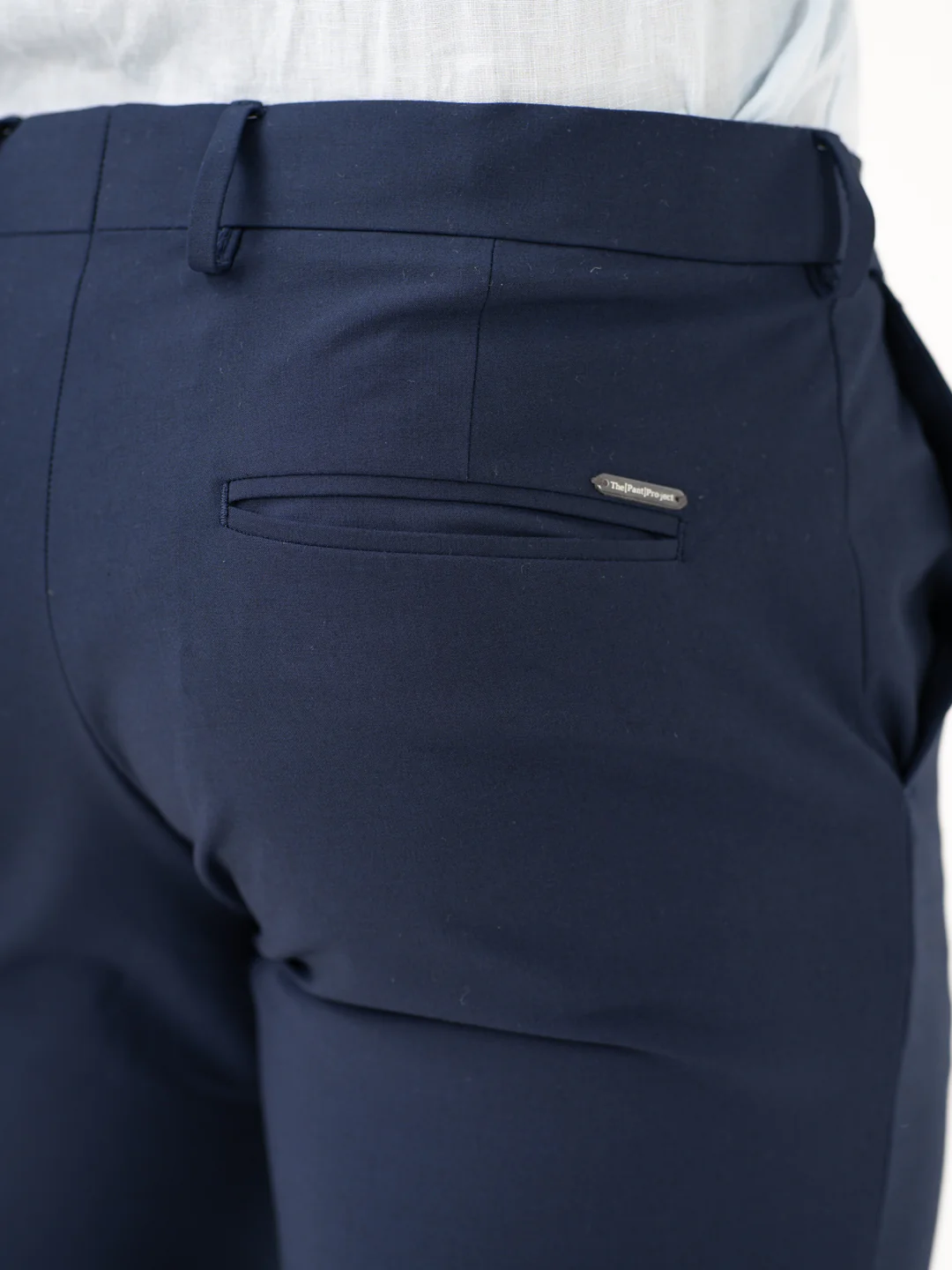 Daily Navy Slim Fit Stretch Formal Pants - Image 9