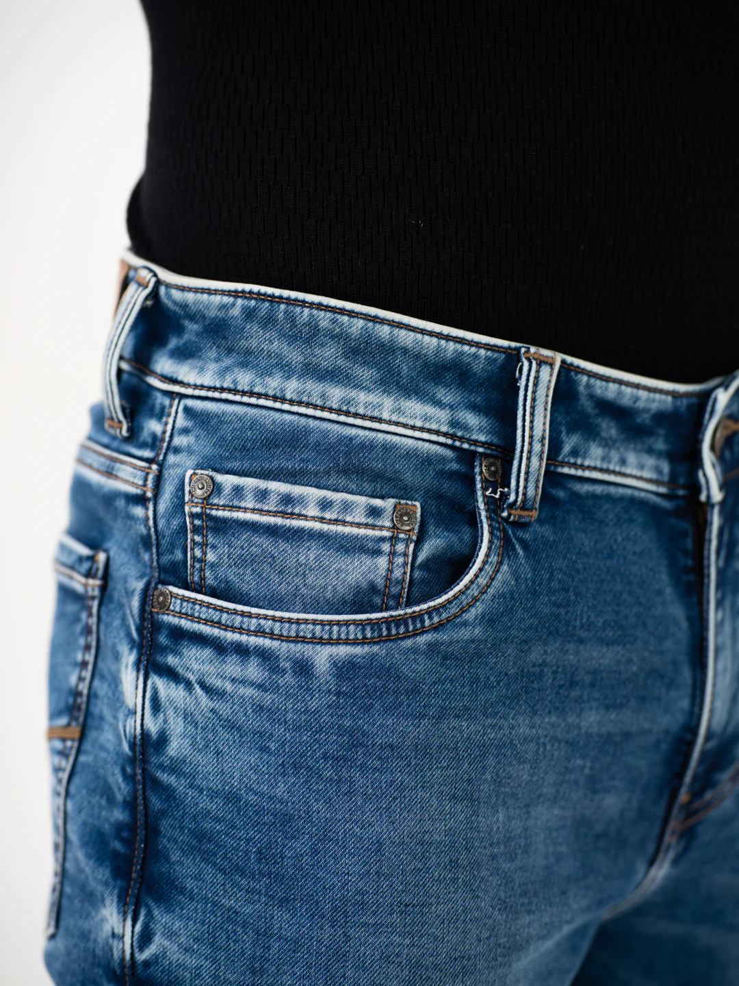 Nebula Blue Luxury Relaxed Fit Jeans - Image 11