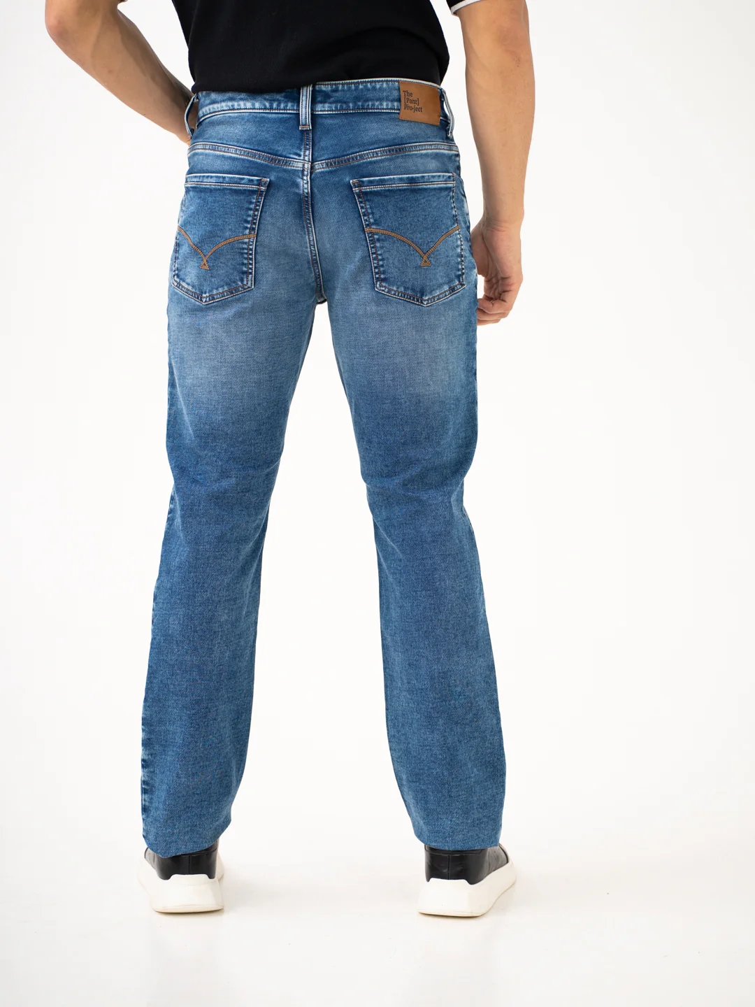 Nebula Blue Luxury Relaxed Fit Jeans - Image 9