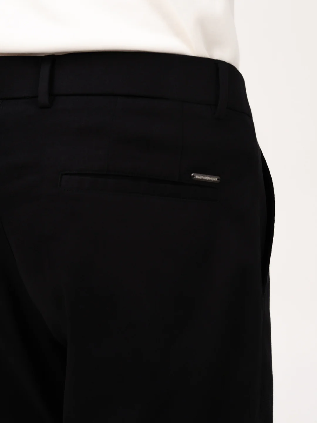 Noctara Black Relaxed Fit Stretch Chinos for Men - Image 8