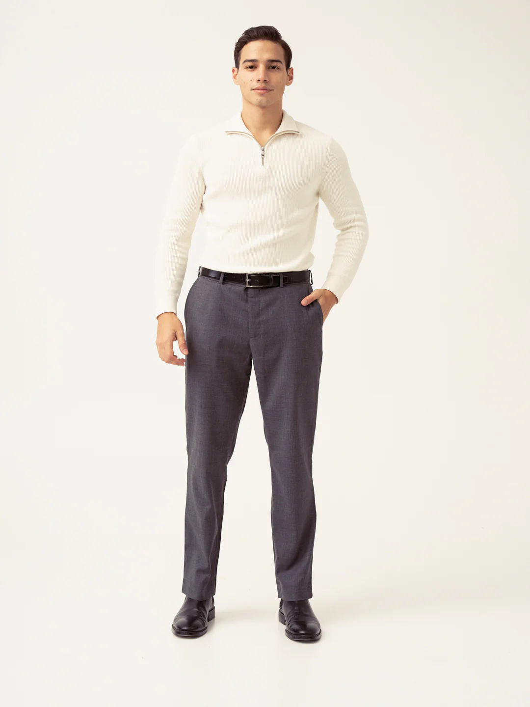 Noctivio Indigo 100% Linen Pants - Image 2