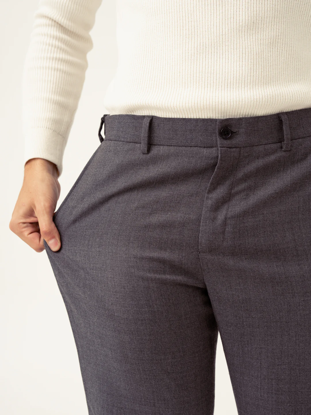 Noctivio Indigo 100% Linen Pants - Image 3