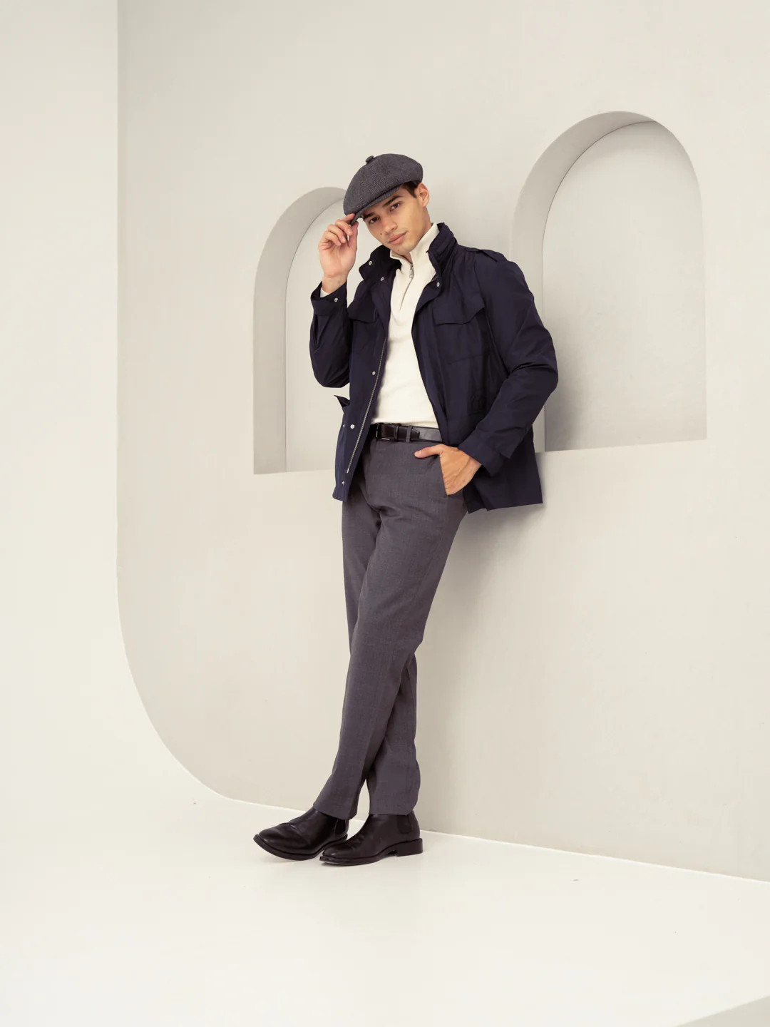 Noctivio Indigo 100% Linen Pants - Image 6