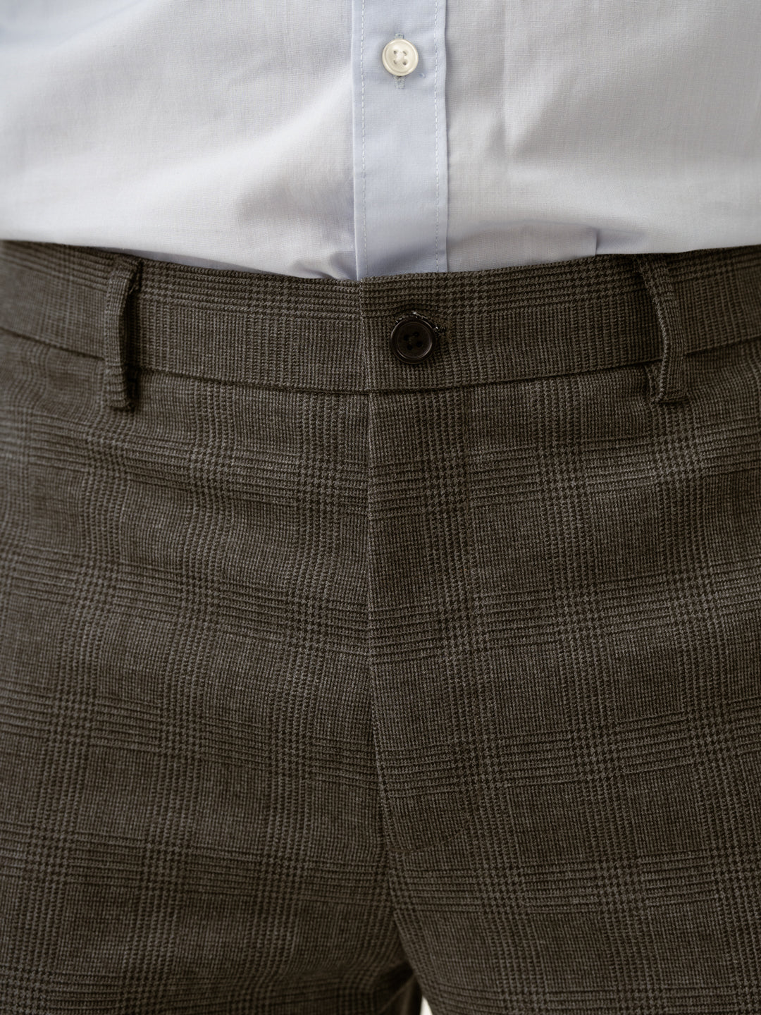 Nostalgia Grey Checks Merino Wool Pants - Image 10