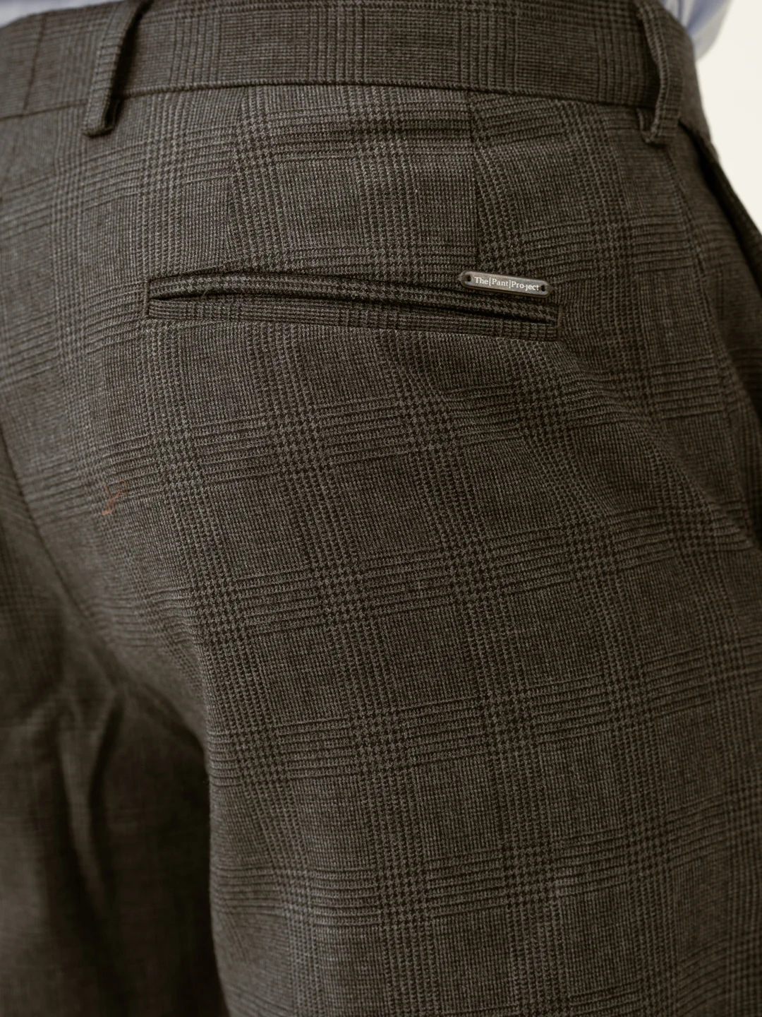Nostalgia Grey Checks Merino Wool Pants - Image 6