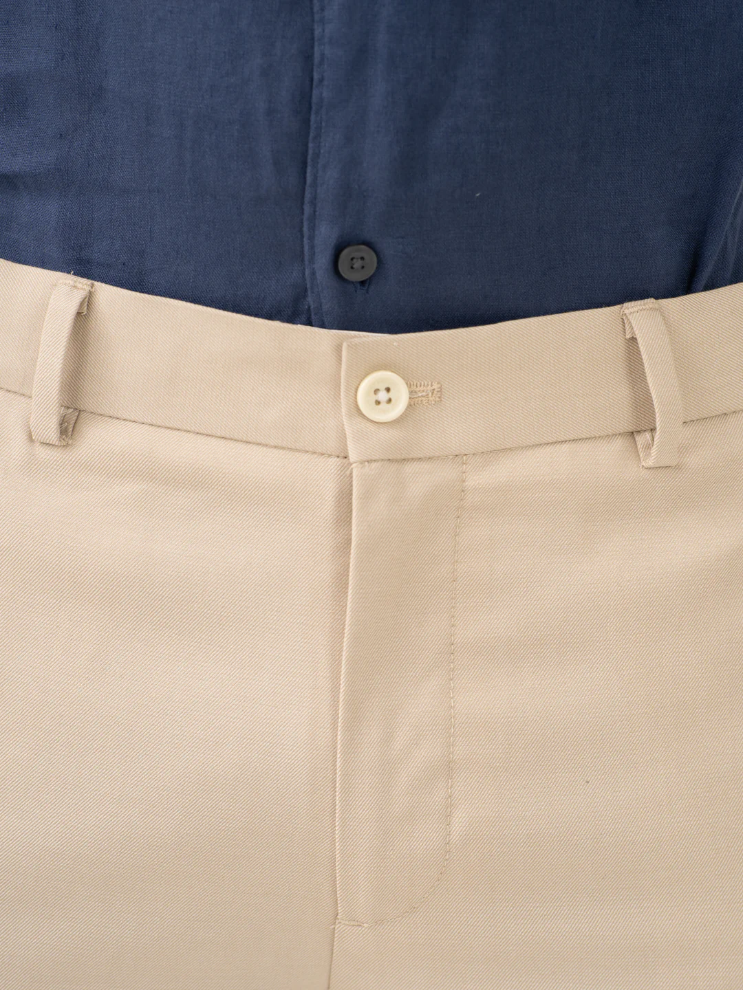 Nova Cream Twill Stretch Formal Pants - Image 10